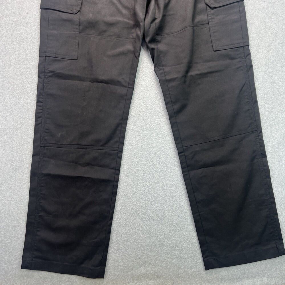 Dickies Flex Active Waist Twill Cargo Work Pant 34x34 (34x33) Black Straight Leg - Picture 3 of 15